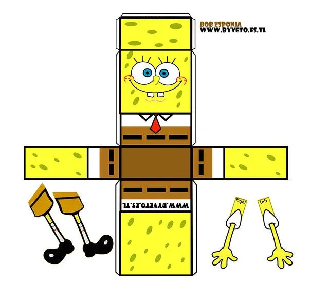 Bob esponja armable - Imagui