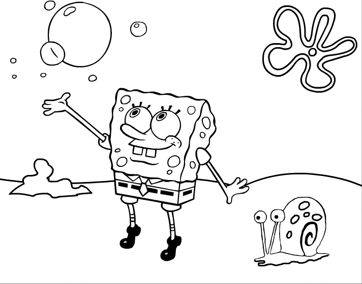 BOB ESPONJA Y GARI DIBUJOS PARA COLOREAR INFANTILES : COSAS PARA NIÑOS BOB ESPONJA Y GARI DIBUJOS PARA COLOREAR INFANTILES : COSAS PARA NIÑOS