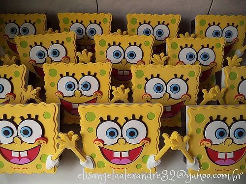 Bob Esponja | Gomma crepla - goma eva - foami - fomi | Pinterest ...