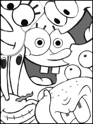 Bob Esponja para pintar