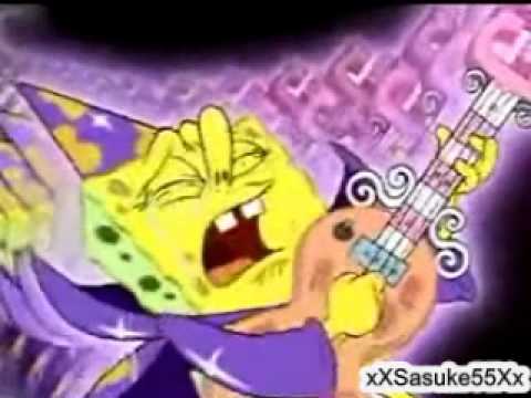 Bob Esponja tocando la guitarra - Imagui