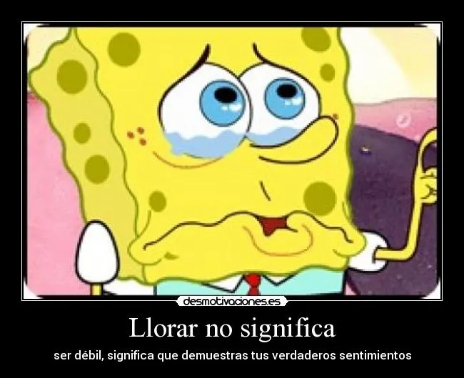 Bob Esponja triste con frases - Imagui