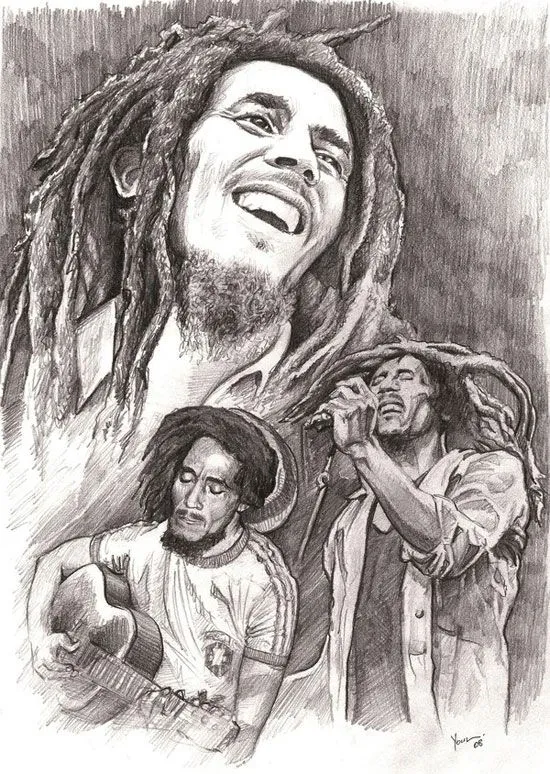 Bob Marley Artists Tributes | Concept Dezain Bob Marley Artists Tributes | Concept Dezain