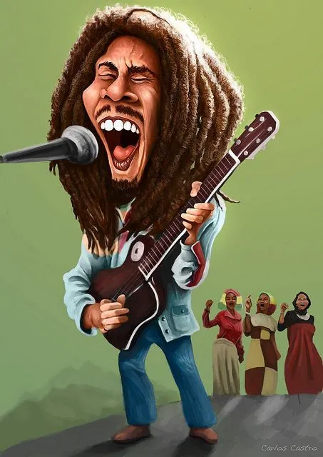 Bob Marley - Caricature | caricature(caricaturas) | Pinterest ...