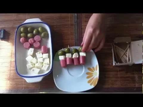 Bocadillos para fiestas - Pinchos de aperitivo - YouTube