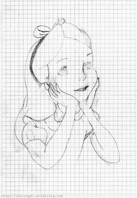 Boceto Alicia en el País de las Maravillas - Disney Inma Horinger ... Boceto Alicia en el País de las Maravillas - Disney Inma Horinger ...