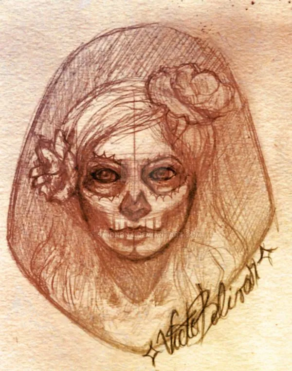 boceto catrina by shionbna on DeviantArt