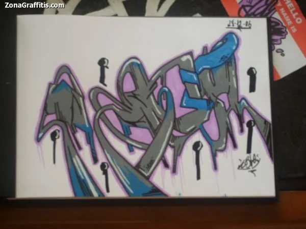 Boceto de cosmo - ZonaGraffitis.com - Tu comunidad de Graffiti Boceto de cosmo - ZonaGraffitis.com - Tu comunidad de Graffiti