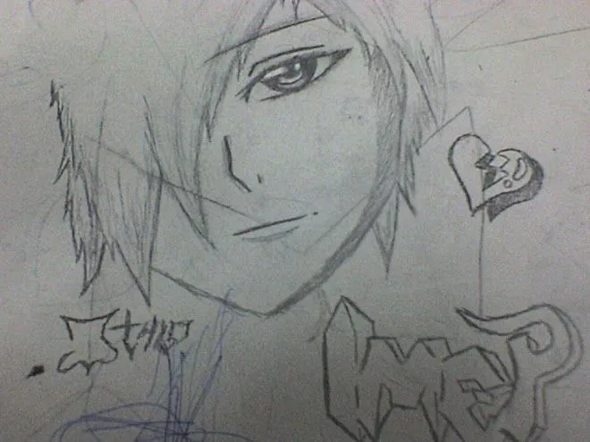 Dibujos a lapiz anime de emos - Imagui