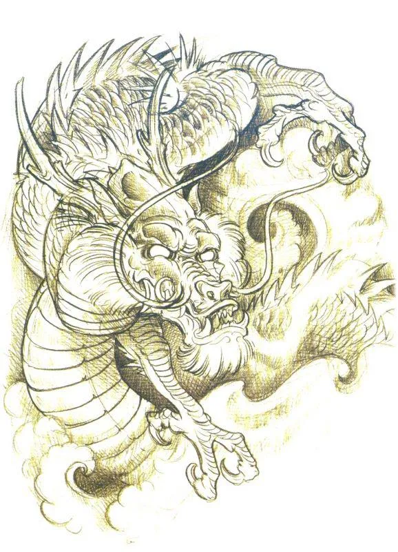 TATUARTENTUPIEL: bocetos de dragones