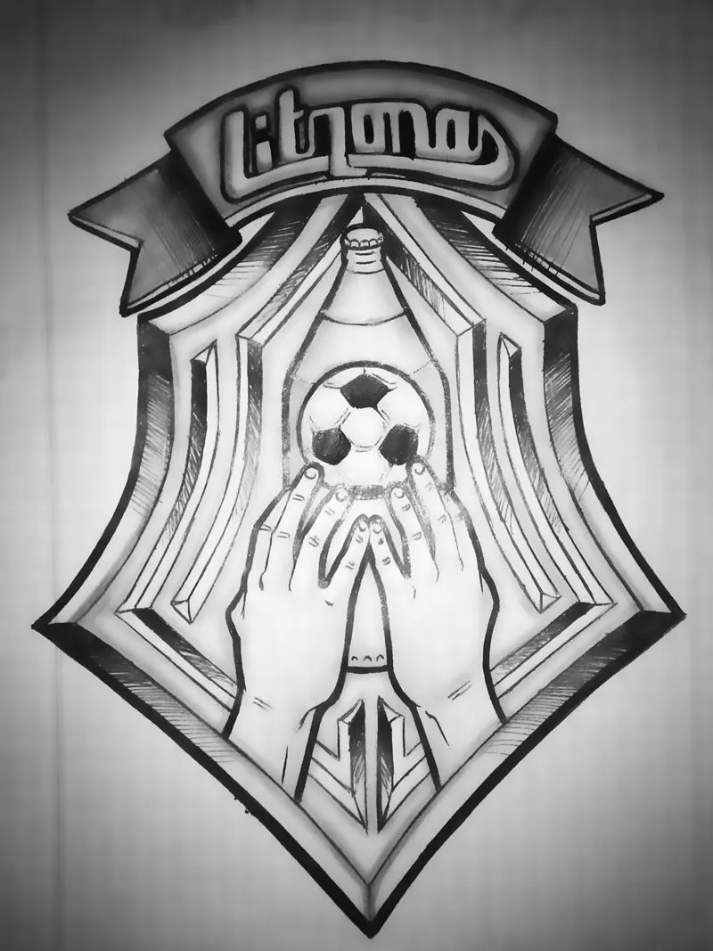 Bocetos Escudo Equipo Futbol Sala Litronas