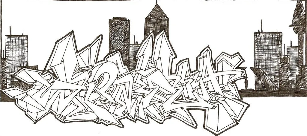 Una mosca volando V-3.0: Bocetos Graffiti by kOs - 15