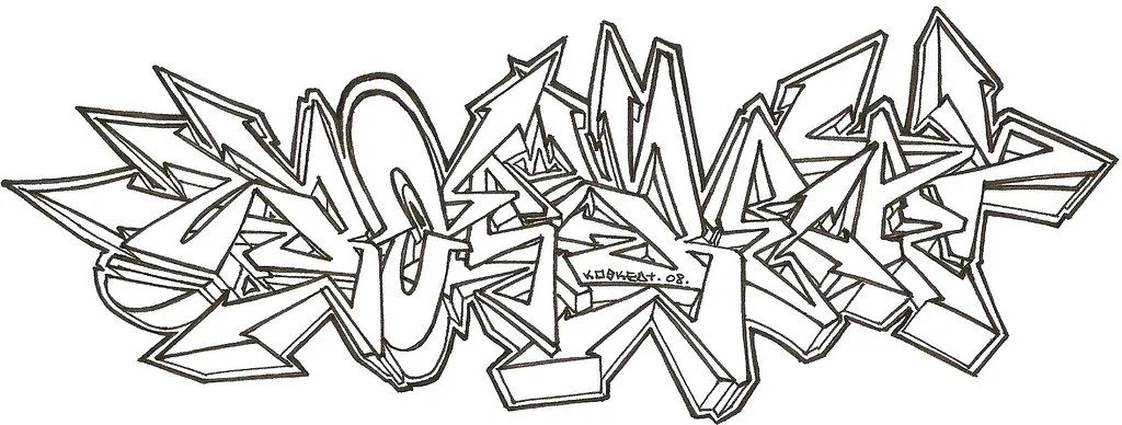 Una mosca volando V-3.0: Bocetos Graffiti by kOs - 14 Una mosca volando V-3.0: Bocetos Graffiti by kOs - 14