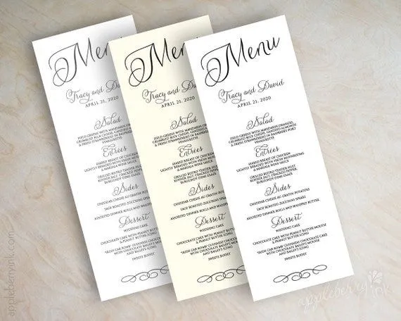 Tarjetas menu boda para imprimir gratis - Imagui Tarjetas menu boda para imprimir gratis - Imagui