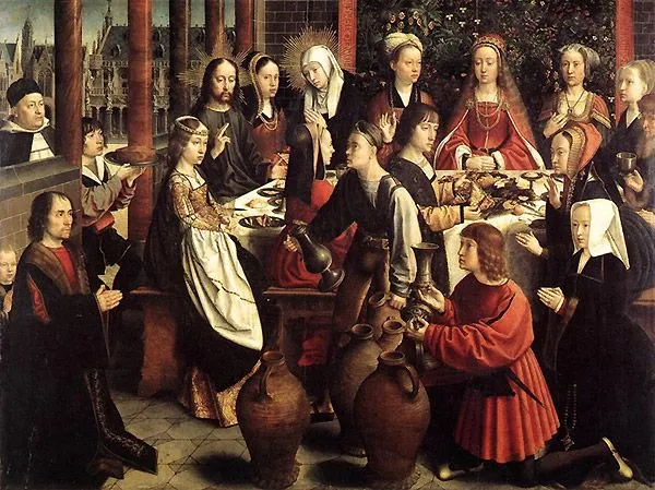 Las bodas de caná (Gerard David) | Quattrocento Las bodas de caná (Gerard David) | Quattrocento
