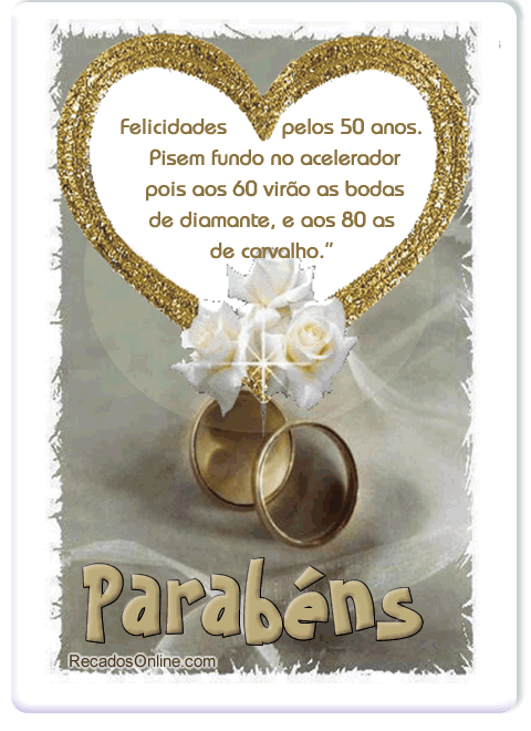 Mensagens de Bodas de Ouro para Facebook - RecadosOnline Mensagens de Bodas de Ouro para Facebook - RecadosOnline