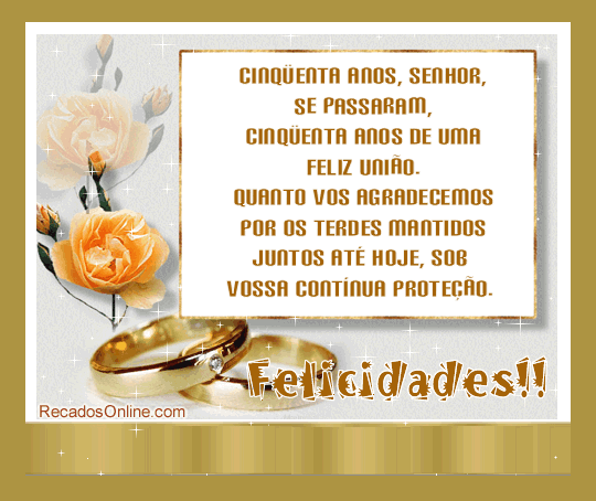 Bodas de Ouro - Imagens, Mensagens e Frases para Facebook Bodas de Ouro - Imagens, Mensagens e Frases para Facebook