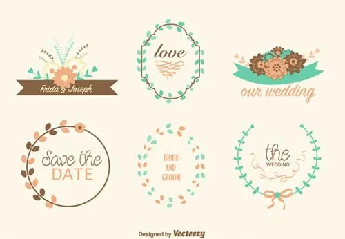 Vectores para invitaciones de bodas (gratis) | portafolio blog