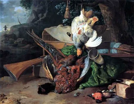 Bodegón con animales - Melchior d´ Hondecoeter - como impresión ... Bodegón con animales - Melchior d´ Hondecoeter - como impresión ...