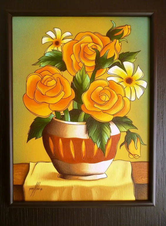 BODEGON DE FLORES GABRIEL GUAMAN GUERRA - Artelista.com BODEGON DE FLORES GABRIEL GUAMAN GUERRA - Artelista.com