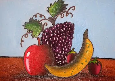Bodegon de frutas para dibujar - Imagui