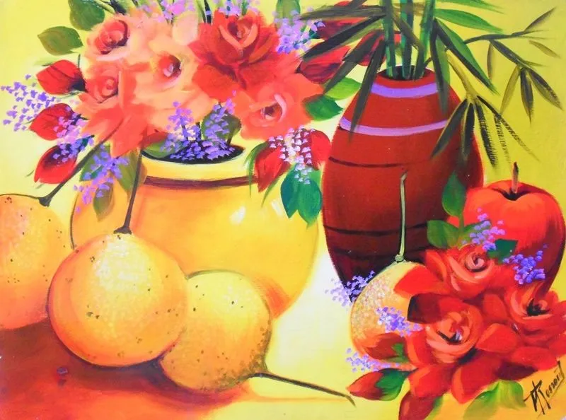 Bodegones fáciles de pintar | Bodegones y Paisajes Cuadros al Óleo Bodegones fáciles de pintar | Bodegones y Paisajes Cuadros al Óleo