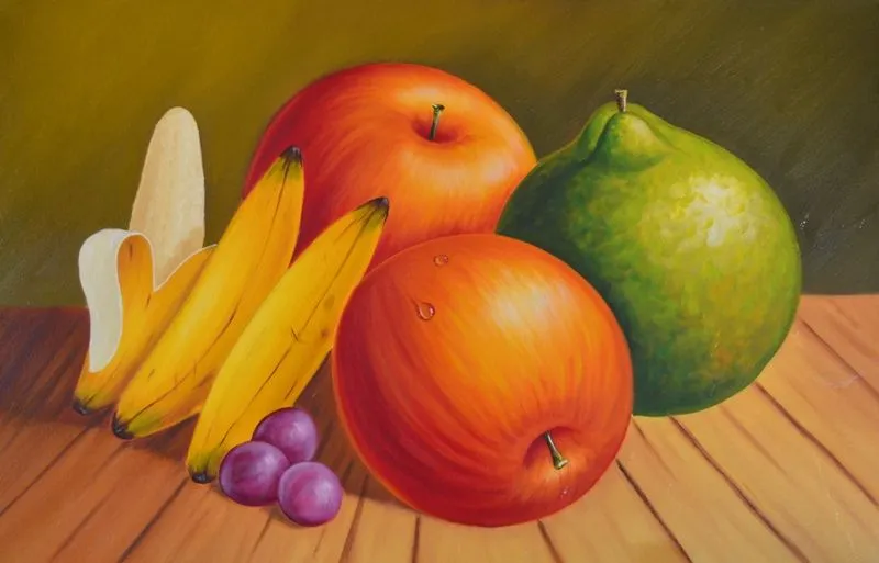 Bodegones de frutas faciles de dibujar a color - Imagui