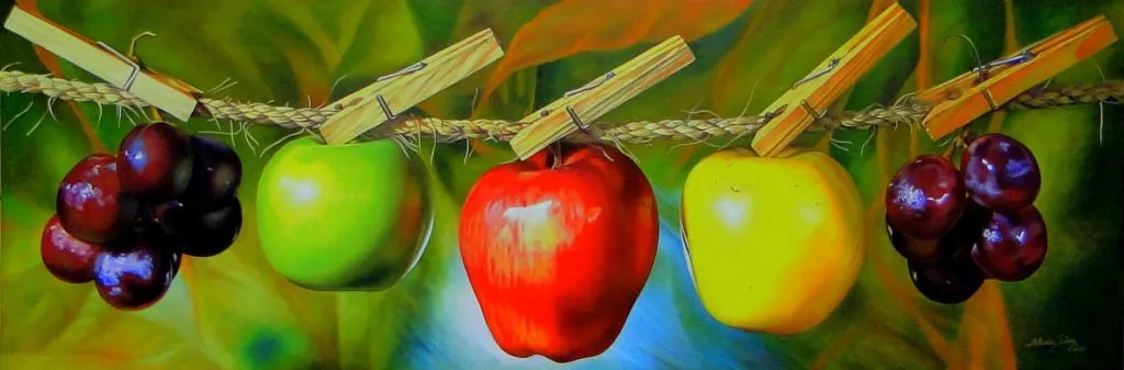 Pinzas y Frutas Blanca Díaz - Artelista.com Pinzas y Frutas Blanca Díaz - Artelista.com