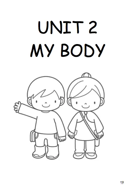 Parts of the body para colorear - Imagui