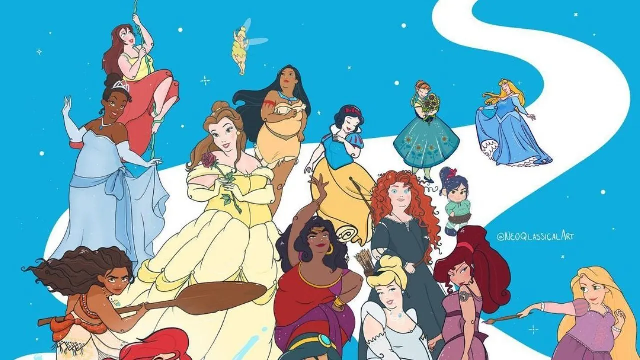 Body Positive: dibuja a personajes de Disney más gordos para dar un mensaje | TN Body Positive: dibuja a personajes de Disney más gordos para dar un mensaje | TN