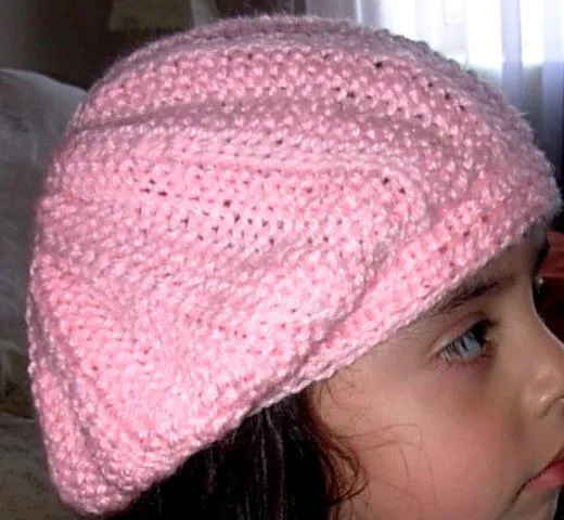 Gorra tejida dos agujas - Imagui