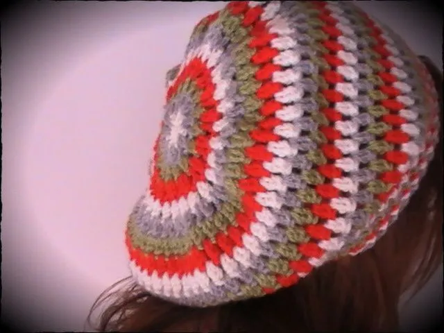 Boina caída hacia atrás tejida a crochet | Margarita Knitting Boina caída hacia atrás tejida a crochet | Margarita Knitting
