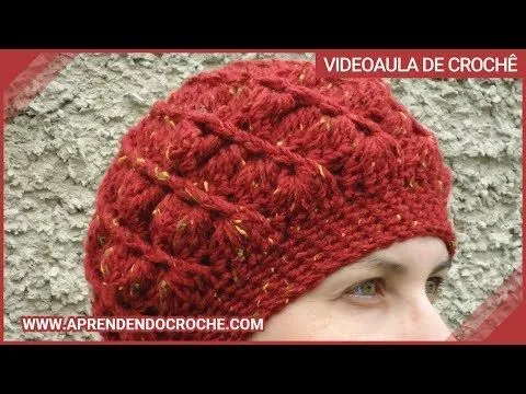 Boina de Croche Diva - 2º Parte - Aprendendo Crochê - YouTube Boina de Croche Diva - 2º Parte - Aprendendo Crochê - YouTube