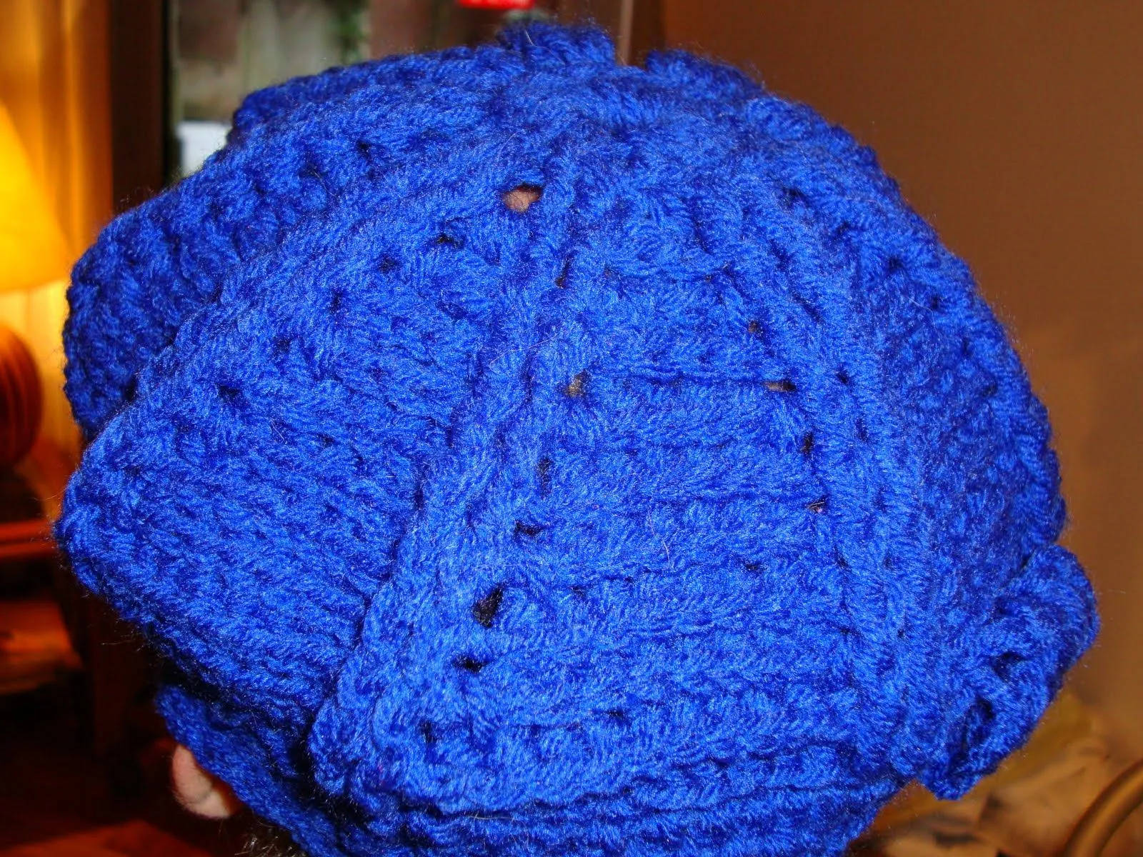 Boina en crochet con apariencia de tricot Boina en crochet con apariencia de tricot