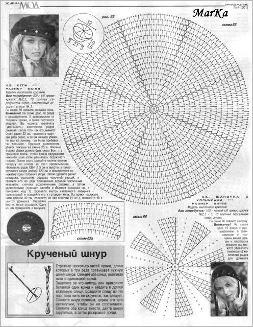 Boina a crochet patrones - Imagui