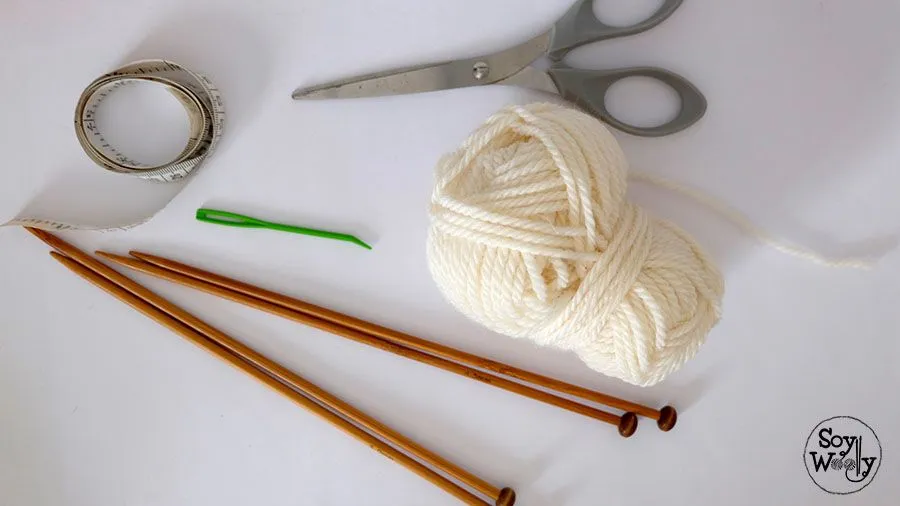 Boina fácil tejida en dos agujas rectas (no circulares) | Soy Woolly Boina fácil tejida en dos agujas rectas (no circulares) | Soy Woolly