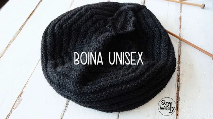 Boina fácil tejida en dos agujas rectas (no circulares) | Soy ... Boina fácil tejida en dos agujas rectas (no circulares) | Soy ...