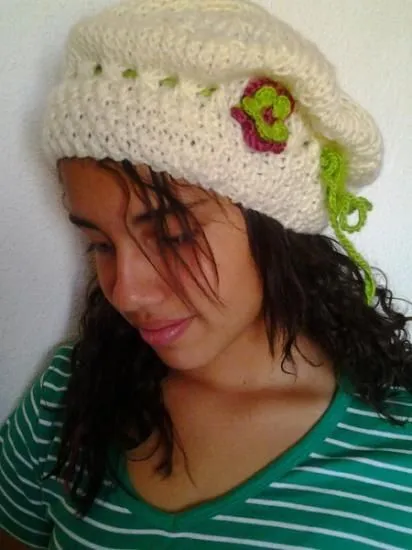 Boina suelta tejida para niña | Crochet/ganchillo passion ... Boina suelta tejida para niña | Crochet/ganchillo passion ...
