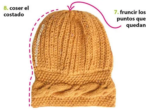 Boinas caidas tejidas con dos agujas - Imagui Boinas caidas tejidas con dos agujas - Imagui