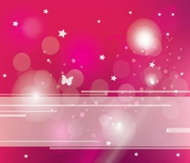 Bokeh de color rosa con mariposas y estrellas | Descargar Vectores ... Bokeh de color rosa con mariposas y estrellas | Descargar Vectores ...