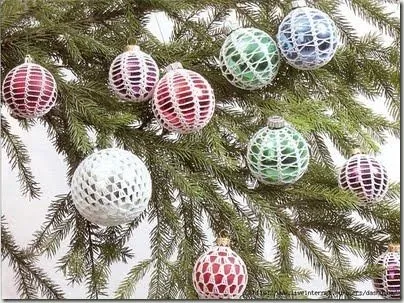 Como hacer bolas para el árbol de navidad a crochet | Buena Navidad