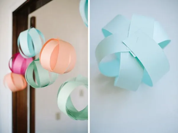 Bolas decorativas de papel - Manualidades para decorar ... Bolas decorativas de papel - Manualidades para decorar ...