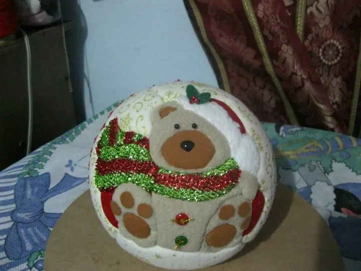 Bolas de icopor | NAVIDAD | Pinterest