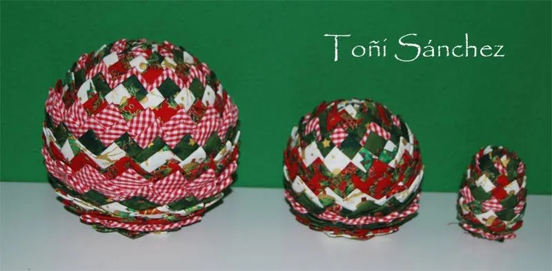 Patchwork, Punto de Cruz y más......: Bolas de Navidad Patchwork, Punto de Cruz y más......: Bolas de Navidad