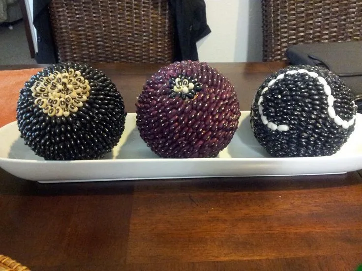 Esferas decoradas con semillas | Buenas ideas | Pinterest Esferas decoradas con semillas | Buenas ideas | Pinterest
