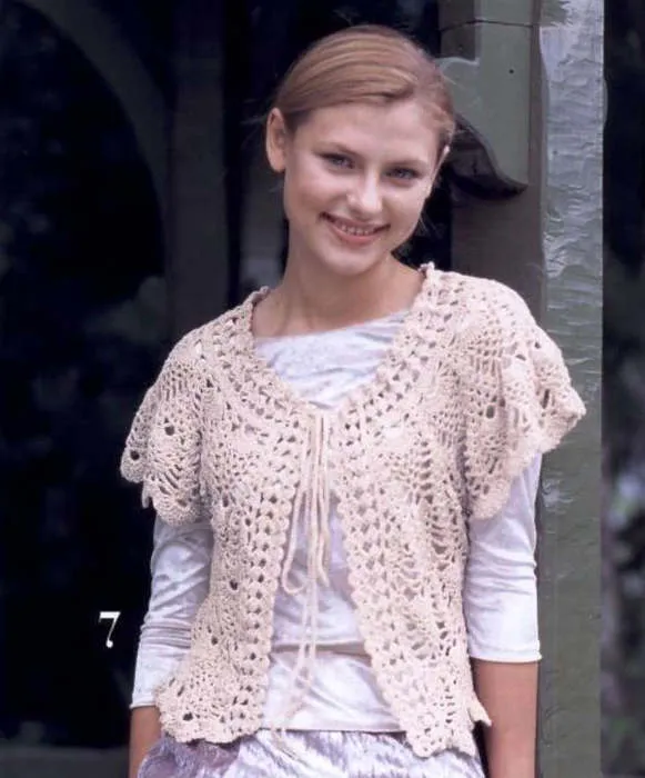 Bolero crochet niña patron - Imagui
