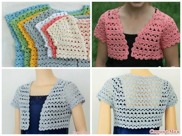 bolero en crochet patrones | Crochet y Ganchillo | Pinterest ... bolero en crochet patrones | Crochet y Ganchillo | Pinterest ...