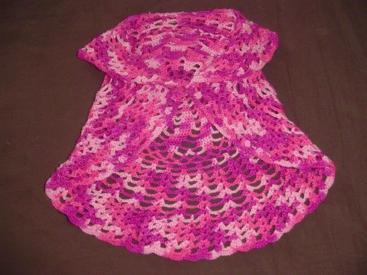 Bolero tejido a crochet redondo - Imagui