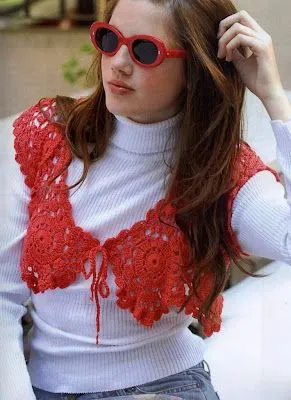 Bolero tejido a crochet | Solountip.