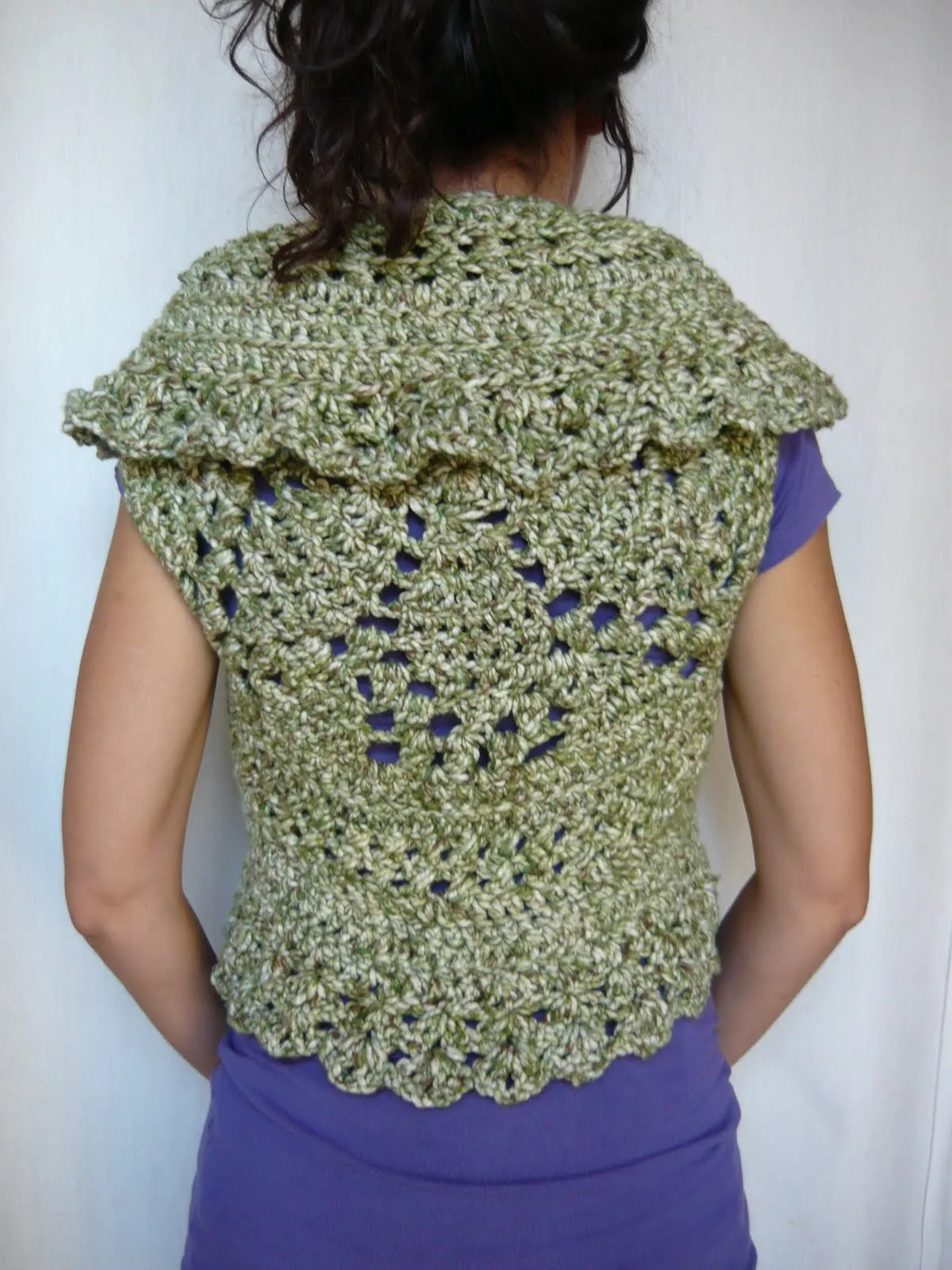 Pin Boleros Tejidos A Crochet Patrones Graffiti Chalecos ...